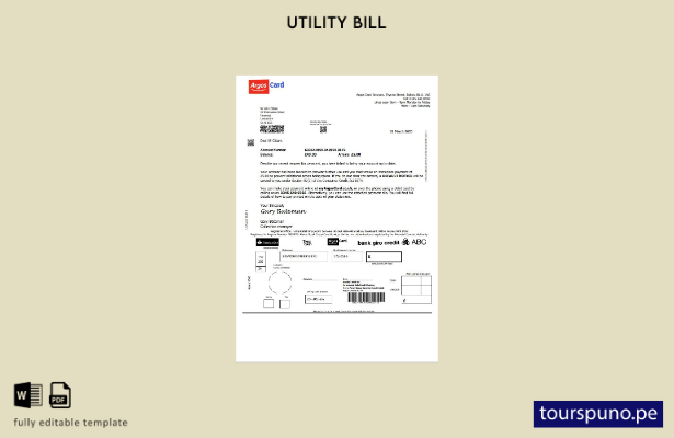 Plantilla de tarjeta Argos de Reino Unido lista para imprimir